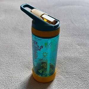 Cool Gear Robot Flip Straw Kids' Water Bottle 14 Ounce
